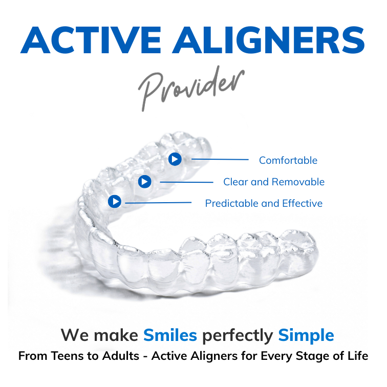 The Active Aligners Provider badge